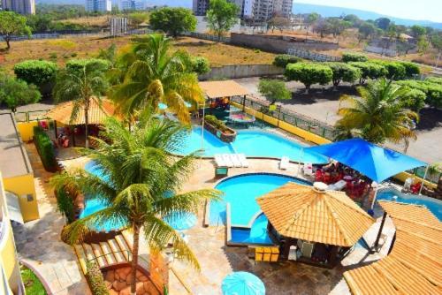 Flat Para Temporada Perto Singapura Shopping Com 7 Piscinas, Bar Molhado, Restaurante - A 3 Min Centro De Caldas Novas! Экстерьер фото