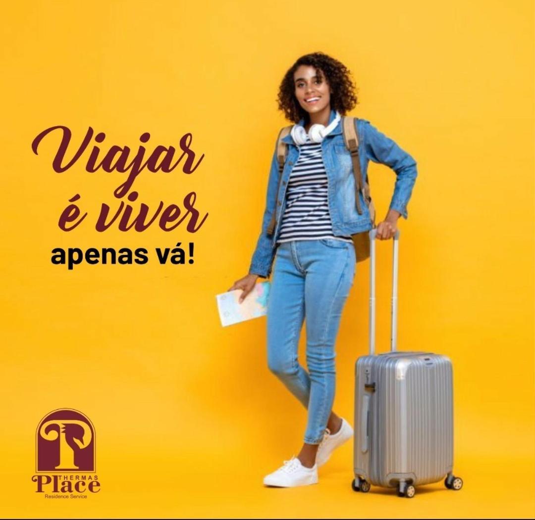 Flat Para Temporada Perto Singapura Shopping Com 7 Piscinas, Bar Molhado, Restaurante - A 3 Min Centro De Caldas Novas! Экстерьер фото