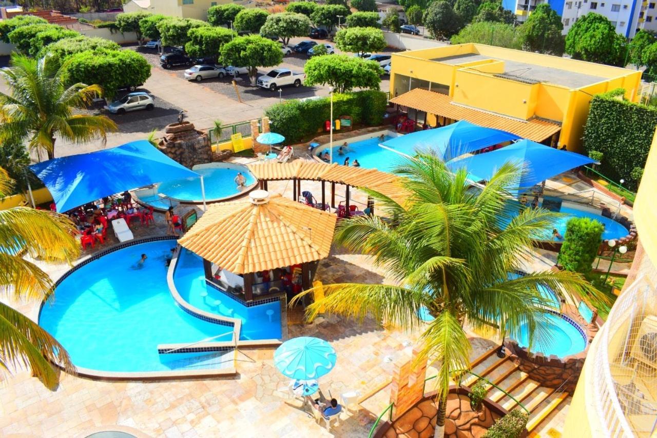 Flat Para Temporada Perto Singapura Shopping Com 7 Piscinas, Bar Molhado, Restaurante - A 3 Min Centro De Caldas Novas! Экстерьер фото